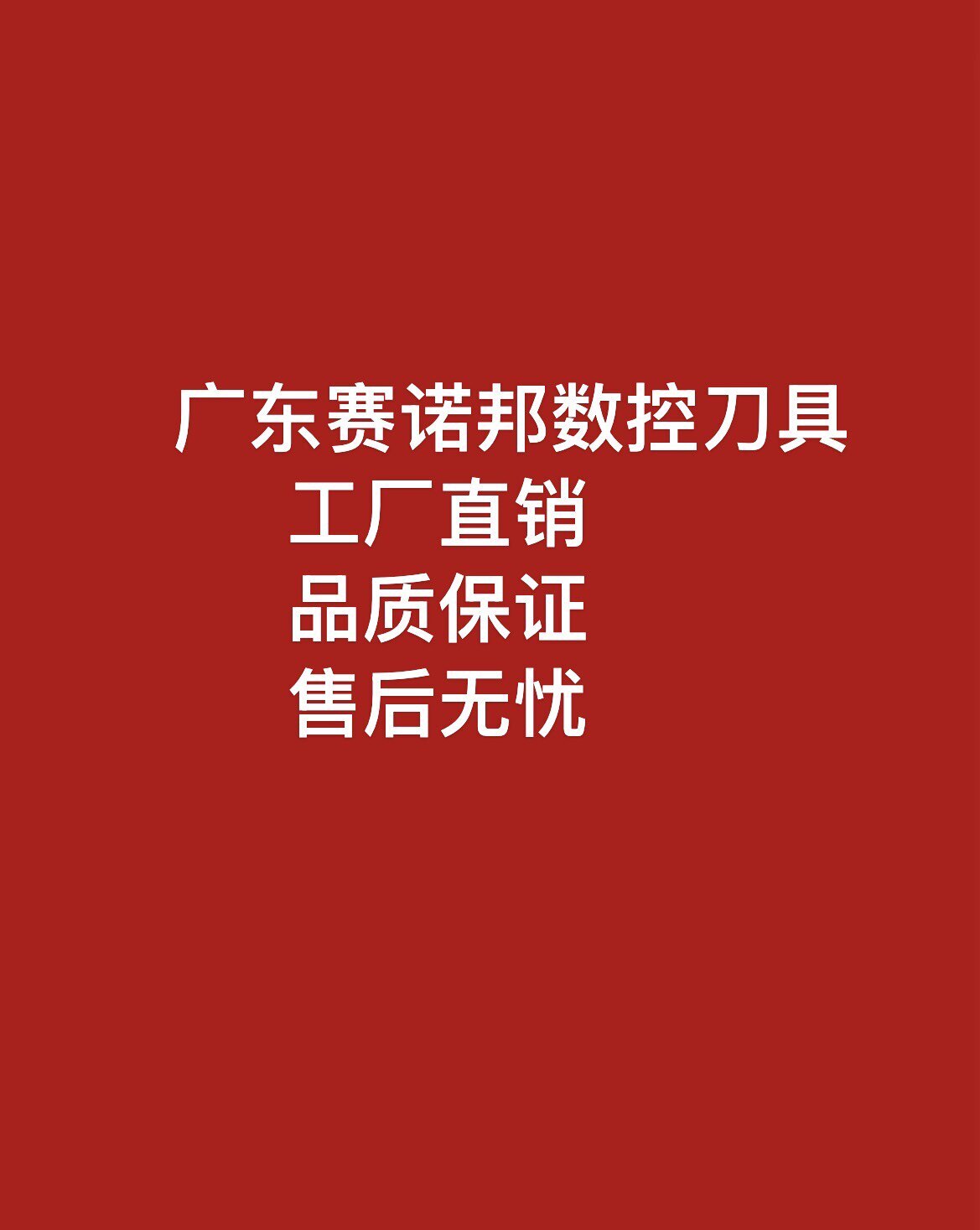 赛诺邦数控刀具