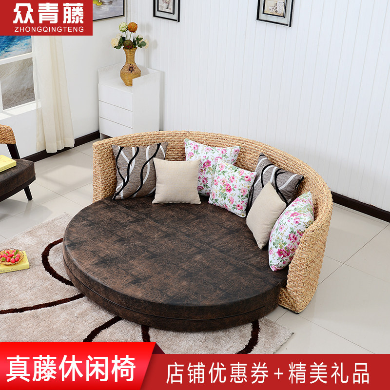 Custom Vines Sofa Bed Living-room Bedroom With Folding Vines TATAMI BED AND TATAMI DOUBLE PURPOSE MULTIFUNCTION ROUND PUSH-AND-PULL BED