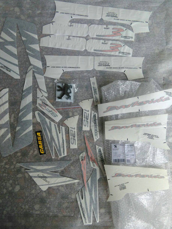 Peugeot locomotive QP125T-2 light ride Peugeot SF3 orange black full car applid (D section) Peugeot original factory accessories