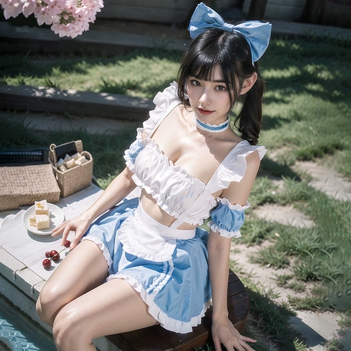 Нижнее белье, милая сексуальная униформа, комплект, зимняя пижама, косплей