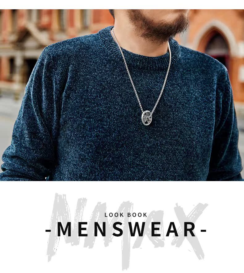 NMAX size lớn cho nam giới mùa thu và mùa đông chất béo cộng với phân bón để tăng chenille áo len béo dài tay áo len blazer nam
