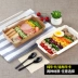 Giấy quản gia trái cây dùng một lần hộp salad hộp sushi hộp cơm trưa takeaway giấy kraft hộp ăn trưa hộp ăn trưa - Hộp cơm điện sưởi ấm Hộp cơm điện sưởi ấm