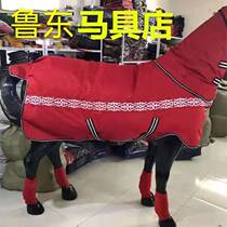 Thickened neck horse coat Winter ethnic style printed cotton horse coat Cold breathable thickened horse dwarf horse coat