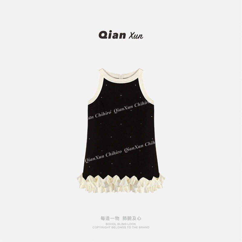 [Starry Sky Dream] Summer Fashionable and Versatile French Style Age-Reducing Design Dress X5Lyq1024A