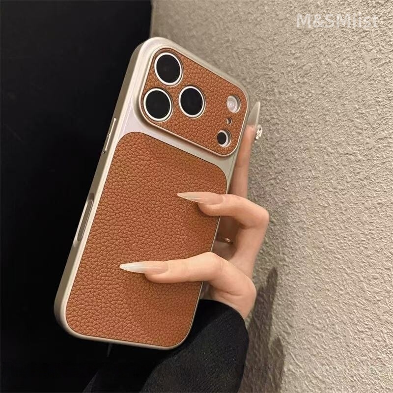New Model of Phone Case for Apple iPhone 17 Pro Max in the Uk, Premium Instant Transformation to 17 with Lychee Pattern, 16 Pro Max, 12 Anti-Fingerprint, 15 Anti-Fingerprint, 13 for Men and Women, 14 Plus Full-Cover Anti-Drop Protective Case