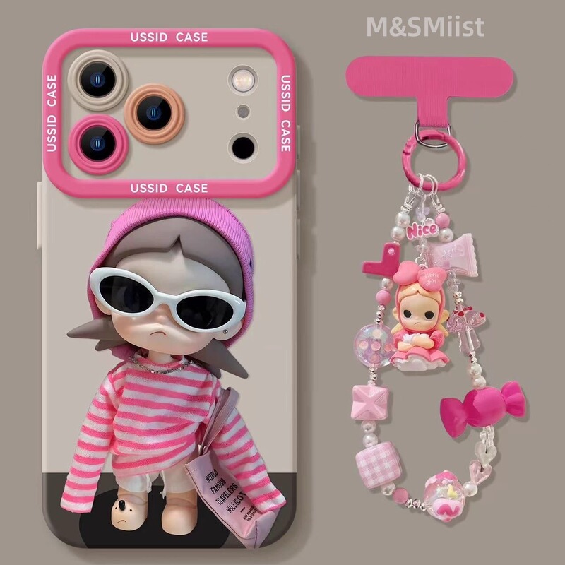 Uk Applicable Apple iPhone 17 Pro Max Phone Case New Model 16 Pro Silicone 14 Cute Plus Super Stylish 13 High-End Full Protection Anti-Drop Air with Lanyard for Women 15 Pro Protective Cover