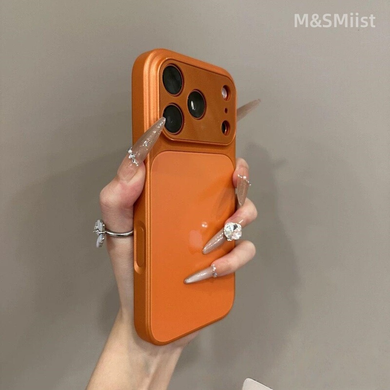 New Uk-Applicable Apple iPhone 17 Pro Max Phone Case, High-End ins Model, Instantly Transforms 16Pro into 17/15/14, Simple Solid Color 13, 16Promax, 17Pro, Unisex, 14 Full-Cover Shockproof Case
