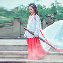 Purple Xia Fairies Clothes Girl Hanfu Childrens Big Talk West Cruise With The Same Ancient Dress Oriental Undefeated and Fairy