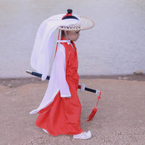 Childrens ancient clothes Hanfu men and women in autumn China Wind 2022 Baby-man-man less lord Gongson Dang dress dress