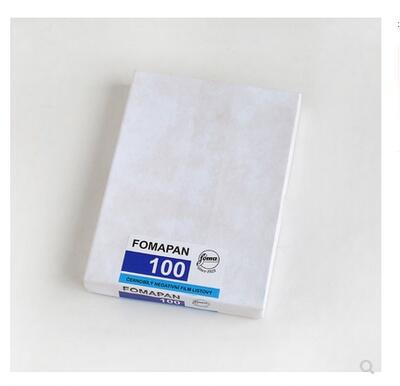 Fomapan100 Large Format Film 4X5 8X10 Black and White Film 25 Sheets 50 Sheets Pack 28 Years