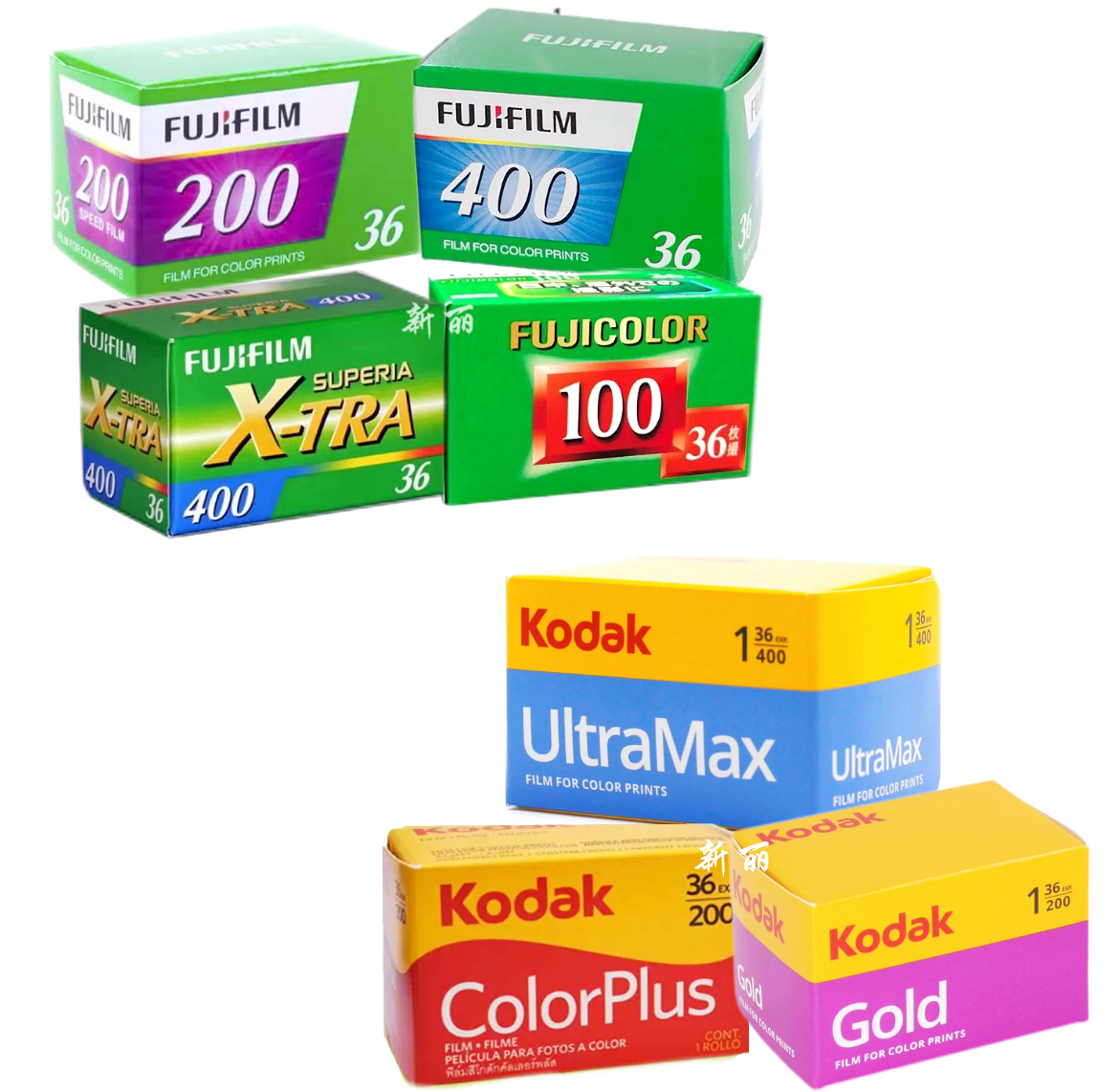 富士 Xtra400 コダック イージーシュート ゴールド 200 オールラウンド 400 ウルトラマックス 135 カラーネガフィルム