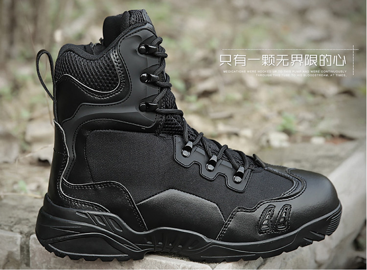 Boots militaires en Anti-fourrure - porter - Ref 1396939 Image 11