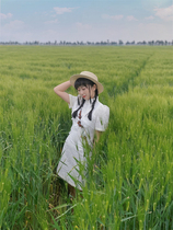 Yellow Pussy Classmates Original Homemade Rose Light Plums Teenage Girl Sensation Three-dimensional Flowers New Chinese Improved Short Flag Robes