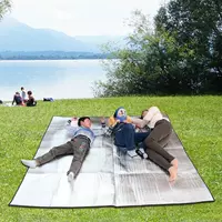 Thảm bãi biển siêu nhẹ để tăng các lĩnh vực có thể gập lại thảm công viên không thấm nước leo lên thảm để chơi mặt đất cách nhiệt đơn - Thảm chống ẩm / Mat / Gối thảm trải picnic