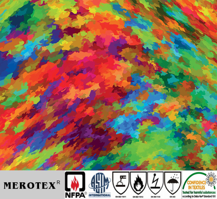 Fireproof fabric moxibustion fireproof fabric with moxibustion fireproof linen