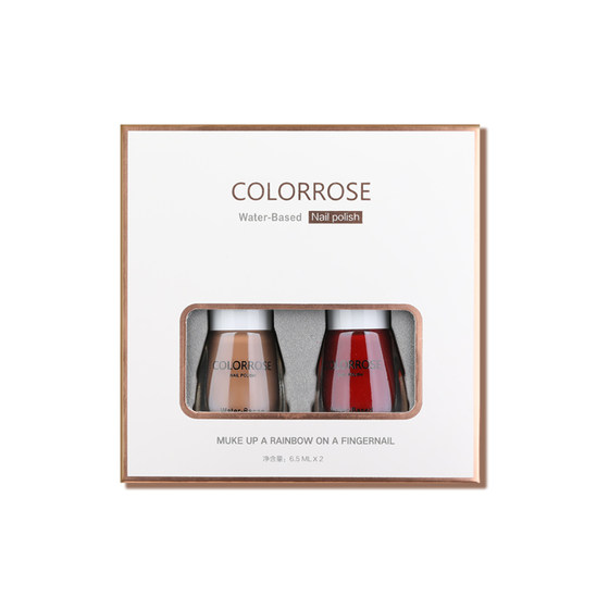 Colorrose ice nail polish set women's spring and summer 2023 no-baking long-lasting peelable toenail polish