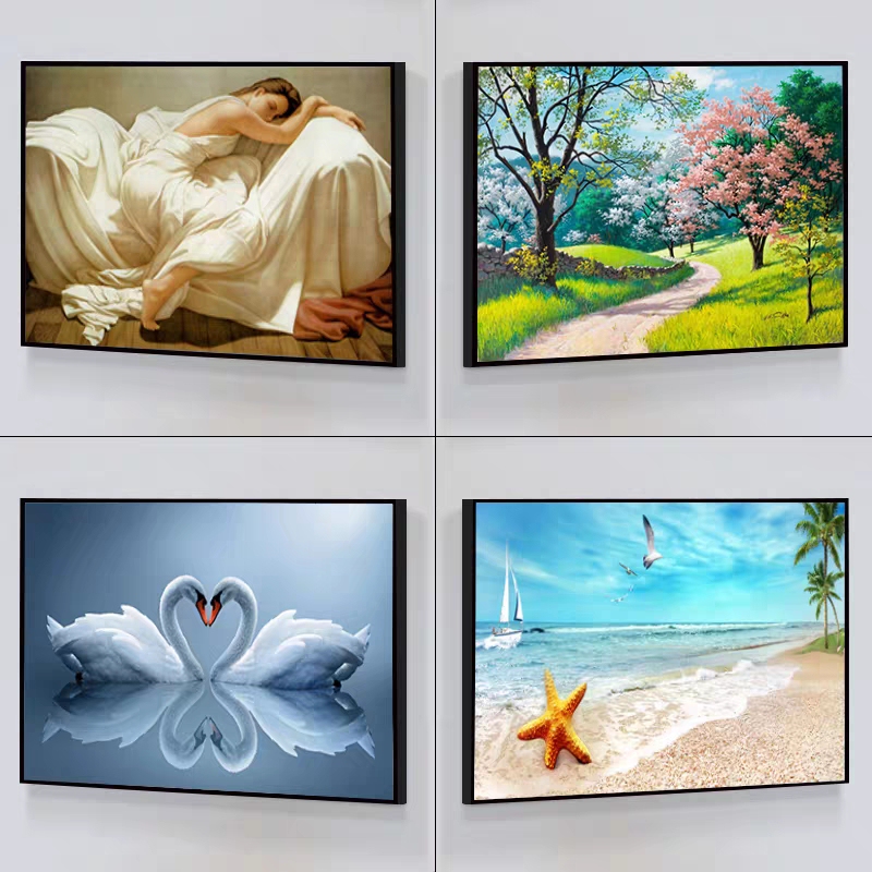Modern Minimalist Master Bedroom Decorative Painting Bedside Hanging Painting Nordic Style Guest Room Hotel Room Wall Hanging Painting