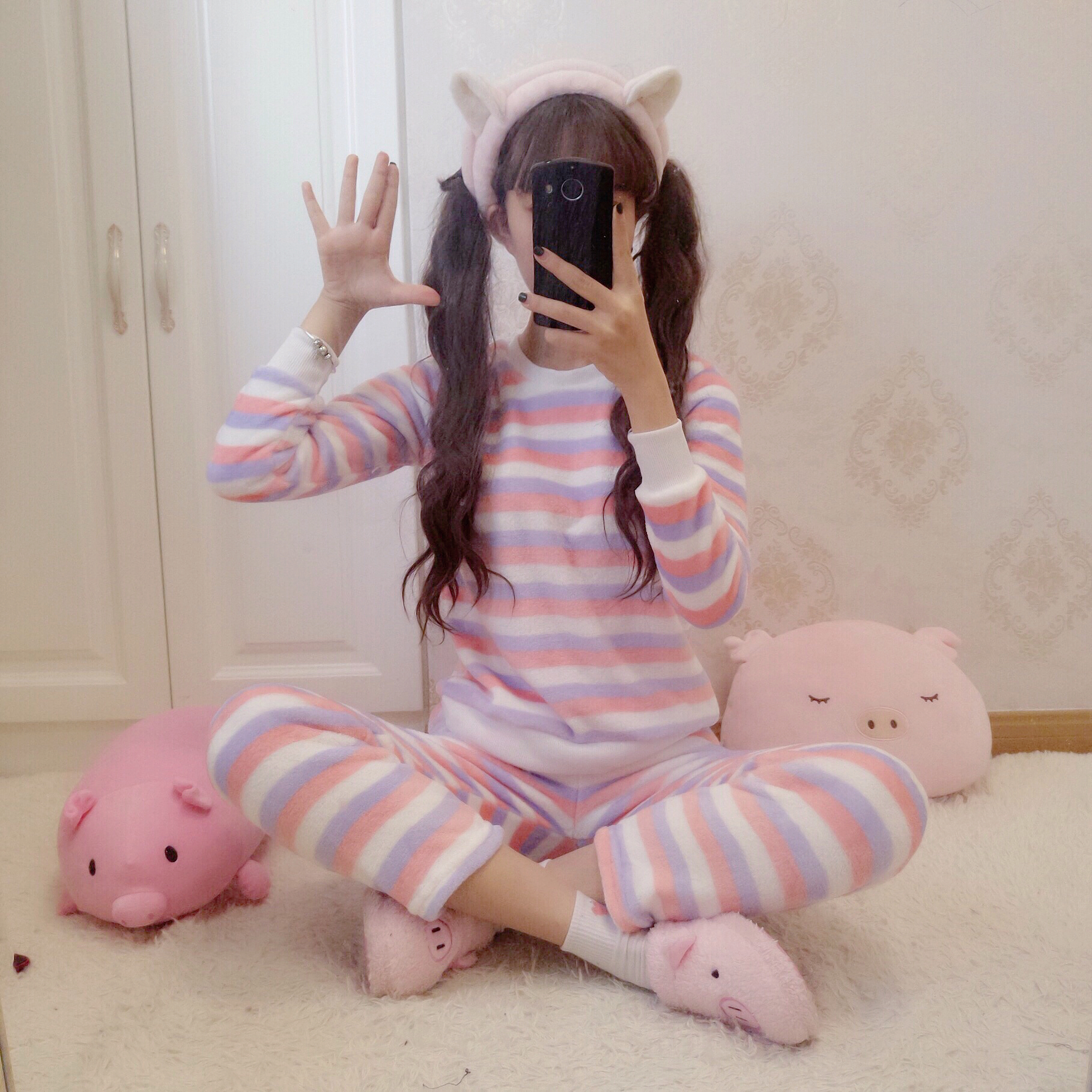 Pyjama pour femme OTHER   à manches longues - Ref 3000259 Image 1