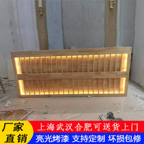  Custom oak paint front desk New Chinese health hall bar beauty salon reception desk Company foot bath shop cashier