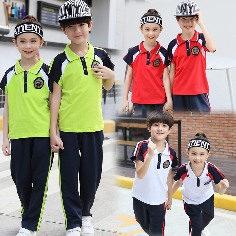 Kindergarten school uniform school uniform suit primary school students sports uniform school uniform class uniform graduation uniform autumn trousers short-sleeved suit