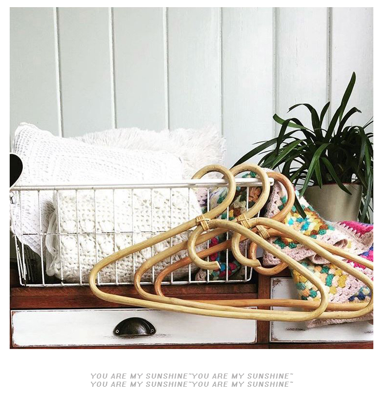 Kinzzza thiết kế ban đầu mới tự nhiên mây thủ công giá treo tường treo phòng ngủ studio - Kệ kệ đựng túi xách