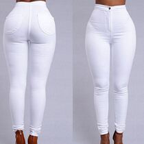 2017 New Fashion elastic jeans women leggings ladies