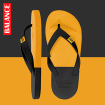 Thai tide Sandals sandals personality Flip-flops natural rubber imported non-slip wear-resistant color pinching slippers men