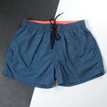 desmiit beach pants mens Tide brand with lined solid color sports three-point pants Super shorts anti-embarrassing trend swimming pants