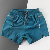 Three-Point beach pants with lined lining mens quick-drying can get water double swimming trunks anti-embarrassing water park surfing shorts