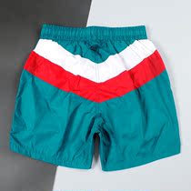 Quick-drying beach pants lined with loose swimming trunks seaside surf pants Tide brand three-point pants summer vacation color-fitting shorts