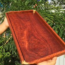 Rosewood Wen bearing tray tea tray light luxury modern hipster mahogany bearing plate large fruit red sandalwood tray square plate solid wood