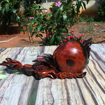 Red Wood Supeach Pendulum Pieces of the Rich Red Sour Branches Wooden Sculptures Living Room Genguan Decorative toenails yellow sandalwood Longevity Crafts