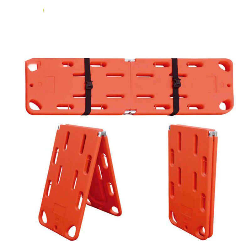 Orange water rescue plate Stretcher Fluff - pin fixation plate Emergency rescue rescue stretcher