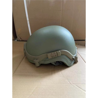 Outdoor New-Style Rail-Mounted Helmet, High-Cut Ear Protection Helmet, Tactical Helmet, Protective Fiberglass Helmet, Full Set with Suspension Lining