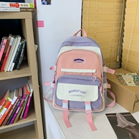 Сиреневый рюкзак, значок, 5 шт