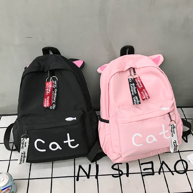 Primary and secondary school students 'school bags female Korean version of small fresh cute campus junior high school students' backpacks street trend backpacks
