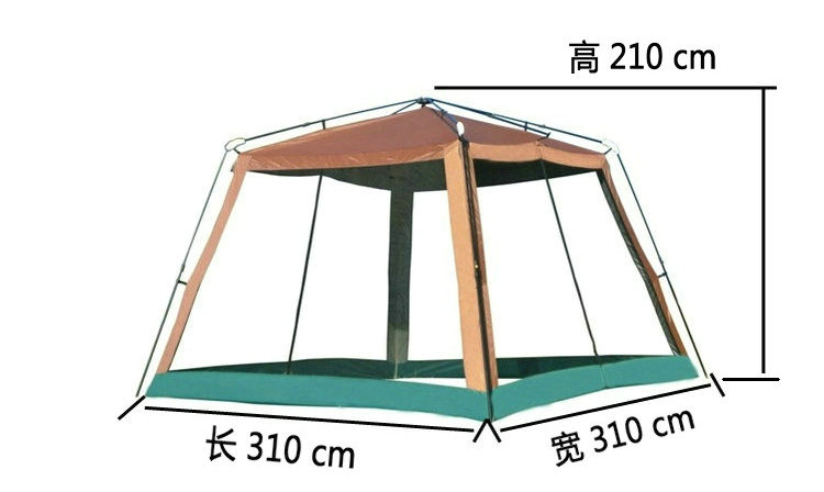 Automatic pergola beach fishing tent outdoor camping travel leisure camping anti-mosquito tent awning living room tent
