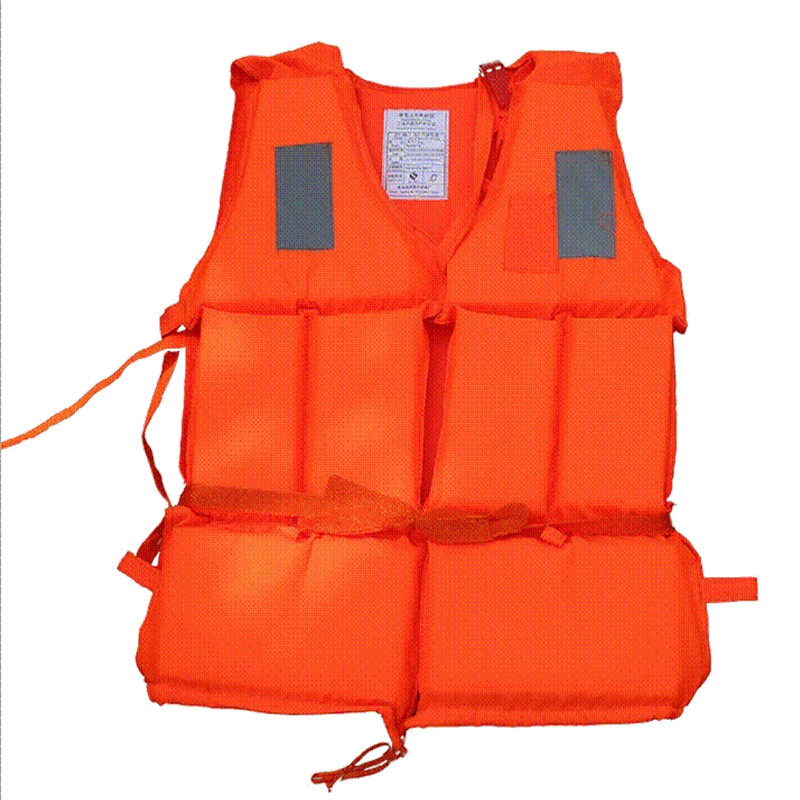 Adult children professional swimming life jacket flood control rafting sanda fishing buoyancy vest thickened marine work clothes