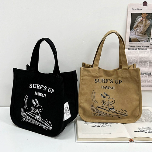 Портативный японский мультяшный тканевый мешок, маленькая портативная модная сумка для ланча для матери и ребенка, сумка для еды