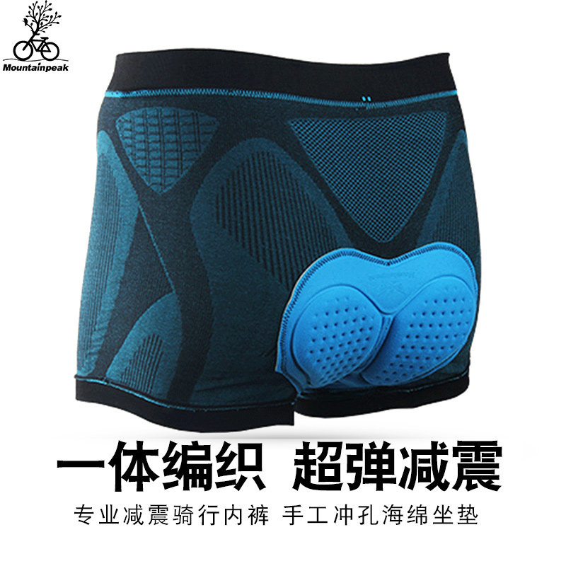 Riding underpants mountain shorts for men and women with thicker sponge pad breathable comfort absorption summer cycling equipment