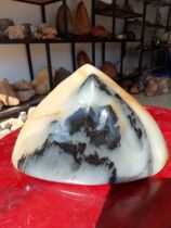 Gaoliang color jade pastel stone stone ornaments