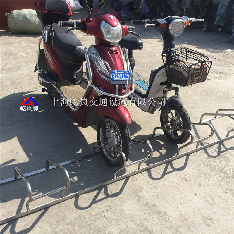 304 stainless steel electric car locomotive widening base thickened electric vehicle parking rack parking rack parking rack