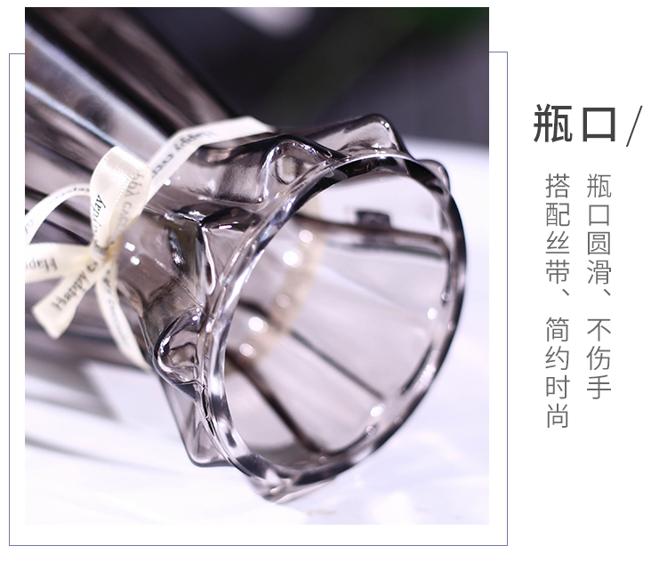 Bó hoa khô phòng khách phòng ngủ để bàn chèn hoa hồng bình hoa cá tính sáng tạo văn phòng bàn cắm hoa - Vase / Bồn hoa & Kệ chậu vuông trồng cây