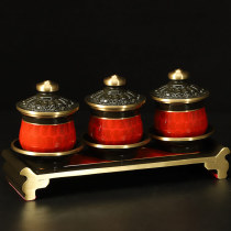 Taiwan for the Buddha water cup pure copper naked water cup holy water cup for the cup water purification cup for the Guanyin water supply cup for the Buddha cup