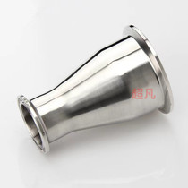 304 sanitary grade stainless steel quick fit size head welding heterodiameter pipe concentric eccentric heterodiameter pipe water pipe joint