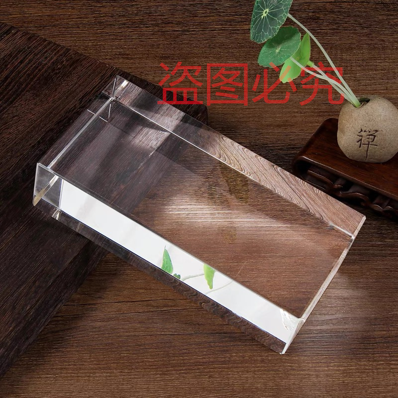 High transparent acrylic plate plexiglass crystal block 30-150MM size custom-made six-sided bright CNC production