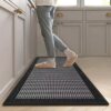 Kitchen floor mats absorbent woven non-slip floor mats waterproof