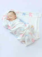 Летнее тонкое хлопковое одеяло для новорожденных