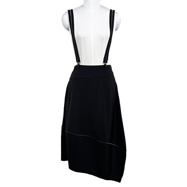 La series counter genuine literary style removable straps asymmetrical bud skirt skirt spring autumn winter 91234024