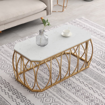 Nordic Light Lavish Marble Round Tea Table Minima Modern Glass Plate Tea Table Guest Area Simple Creative Little Table